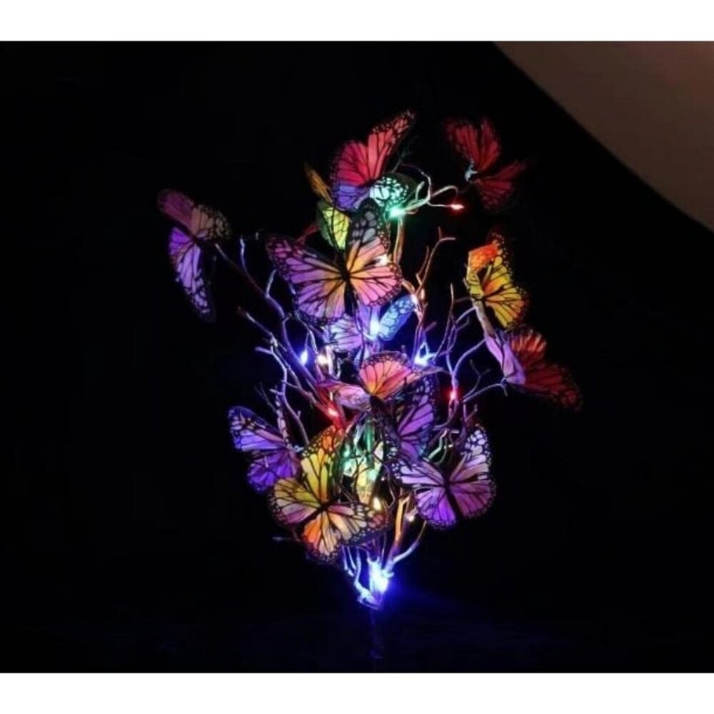 Solar Garden Lights Outdoor Waterproof Decorative Solar Lights Outdoor 2 Pack